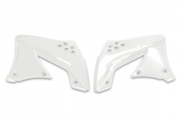 Radiator Covers white for Kawasaki KX 450 F (2009-11)
